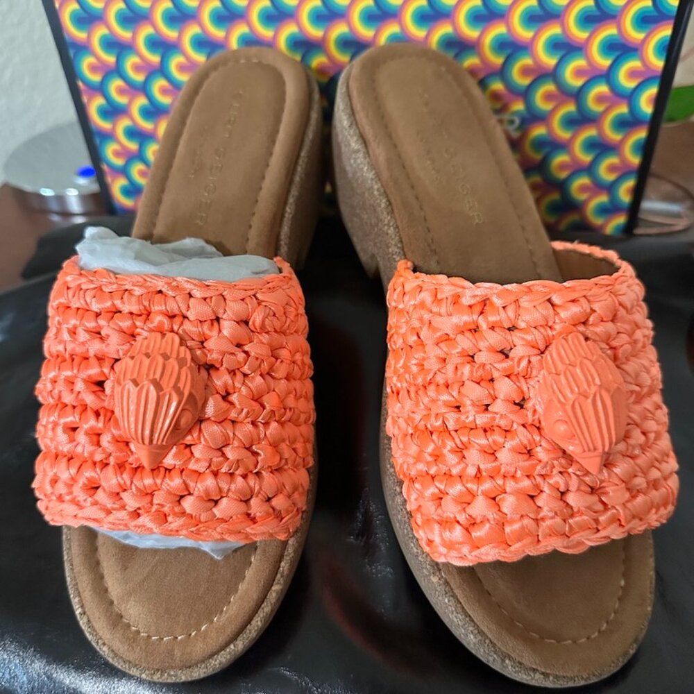 Kurt Geiger - London Eagle Crochet Cork Slide